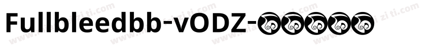 Fullbleedbb-vODZ字体转换