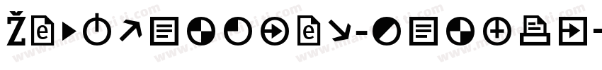 ZineSlabDis-BlackItalicExp字体转换