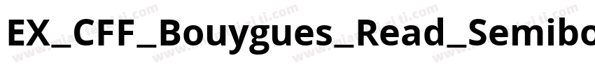 EX_CFF_Bouygues_Read_SemiboldBold字体转换