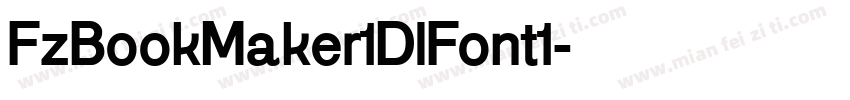 FzBookMaker1DlFont1字体转换