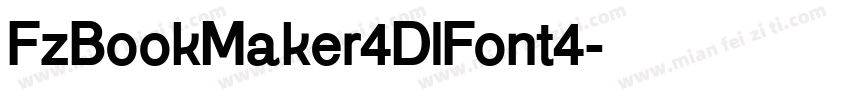 FzBookMaker4DlFont4字体转换