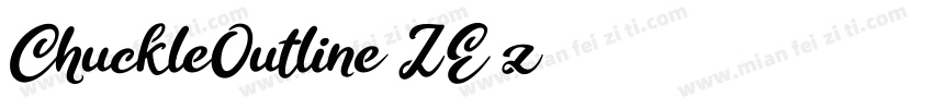 ChuckleOutline-ZE2z字体转换