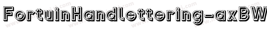 FortuinHandlettering-axBWx字体转换