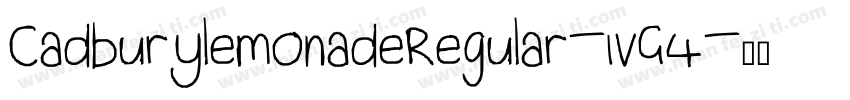 CadburylemonadeRegular-1vG4字体转换