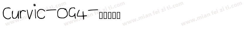 Curvic-OG4字体转换