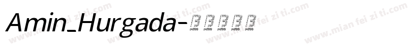 Amin_Hurgada字体转换