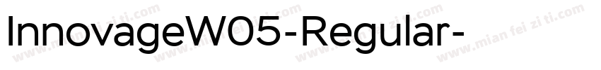 InnovageW05-Regular字体转换