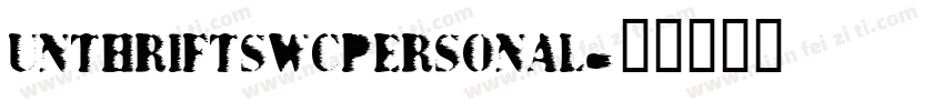 unthriftswcpersonal字体转换