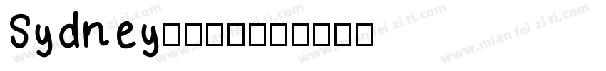 Sydney字体下载字体转换