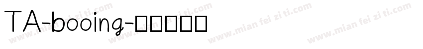 TA-booing字体转换