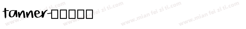 tanner字体转换