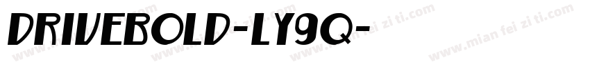 DriveBold-ly9q字体转换
