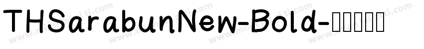 THSarabunNew-Bold字体转换