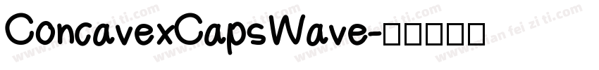 ConcavexCapsWave字体转换