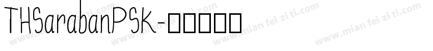 THSarabanPSK字体转换