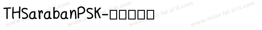 THSarabanPSK字体转换