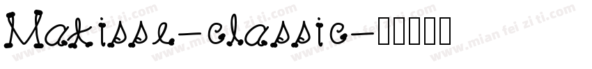 Matisse-classic字体转换