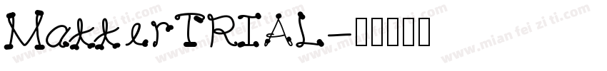 MatterTRIAL字体转换