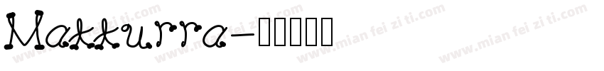Matturra字体转换