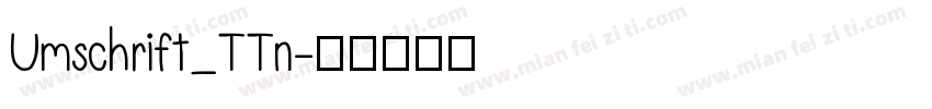 Umschrift_TTn字体转换