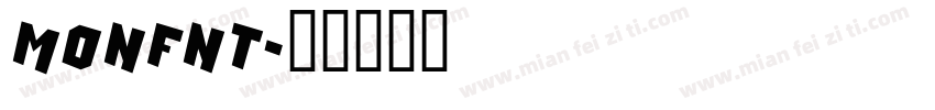 MonFnt字体转换