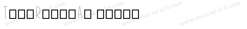 TwigRegular字体转换