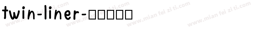 twin-liner字体转换