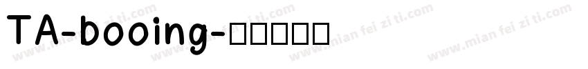 TA-booing字体转换