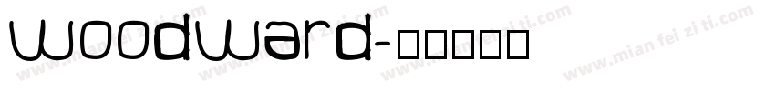 Woodward字体转换