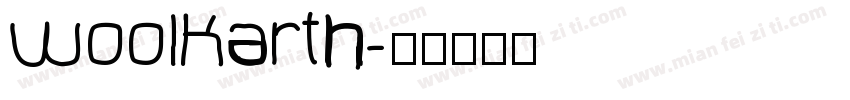 woolkarth字体转换