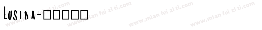 Lusida字体转换