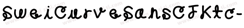 SweiCurveSansCJKtc-R字体转换