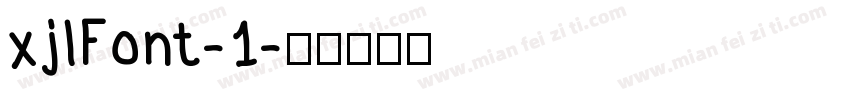 xjlFont-1字体转换