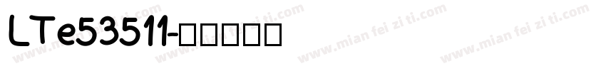 LTe53511字体转换