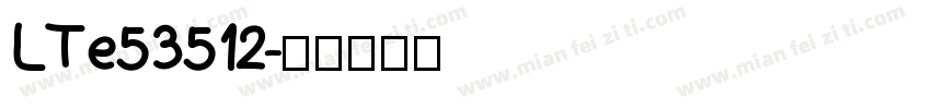 LTe53512字体转换