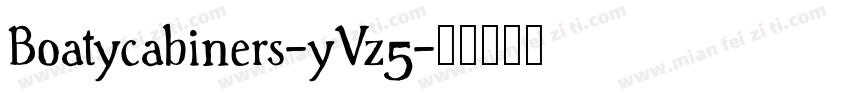 Boatycabiners-yVz5字体转换