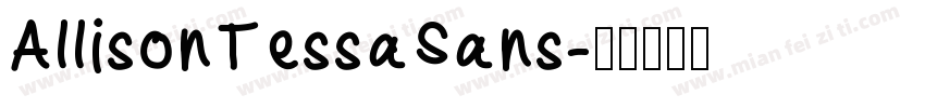 AllisonTessaSans字体转换