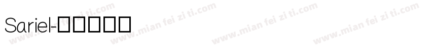 Sariel字体转换