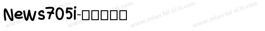News705i字体转换