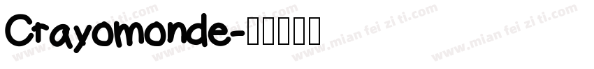 Crayomonde字体转换