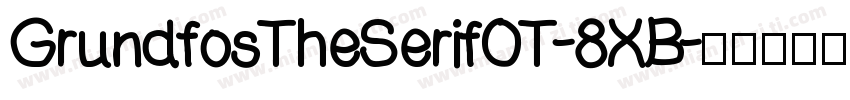 GrundfosTheSerifOT-8XB字体转换