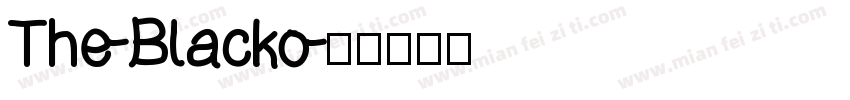 The-Blacko字体转换