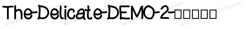 The-Delicate-DEMO-2字体转换