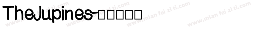 TheJupines字体转换