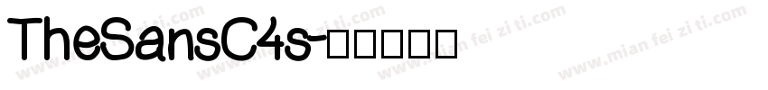 TheSansC4s字体转换