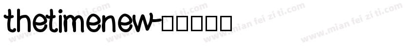 thetimenew字体转换