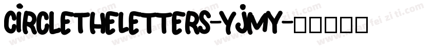 CircleTheLetters-yjMY字体转换