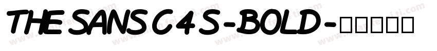 TheSansC4s-Bold字体转换