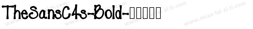 TheSansC4s-Bold字体转换