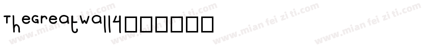 TheGreatWall4字体转换